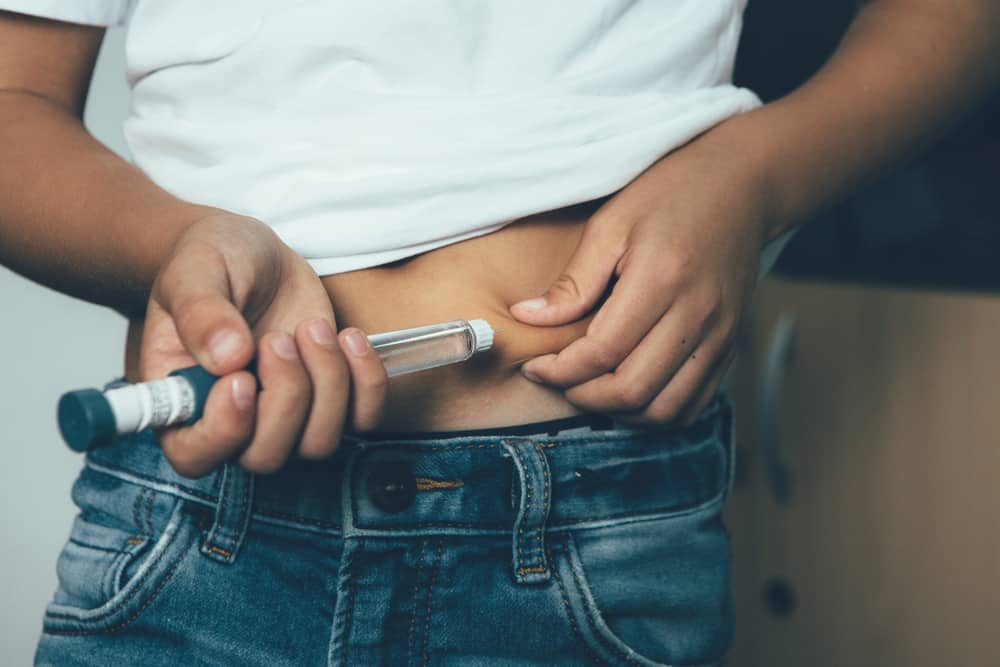 糖尿病患注射胰岛素