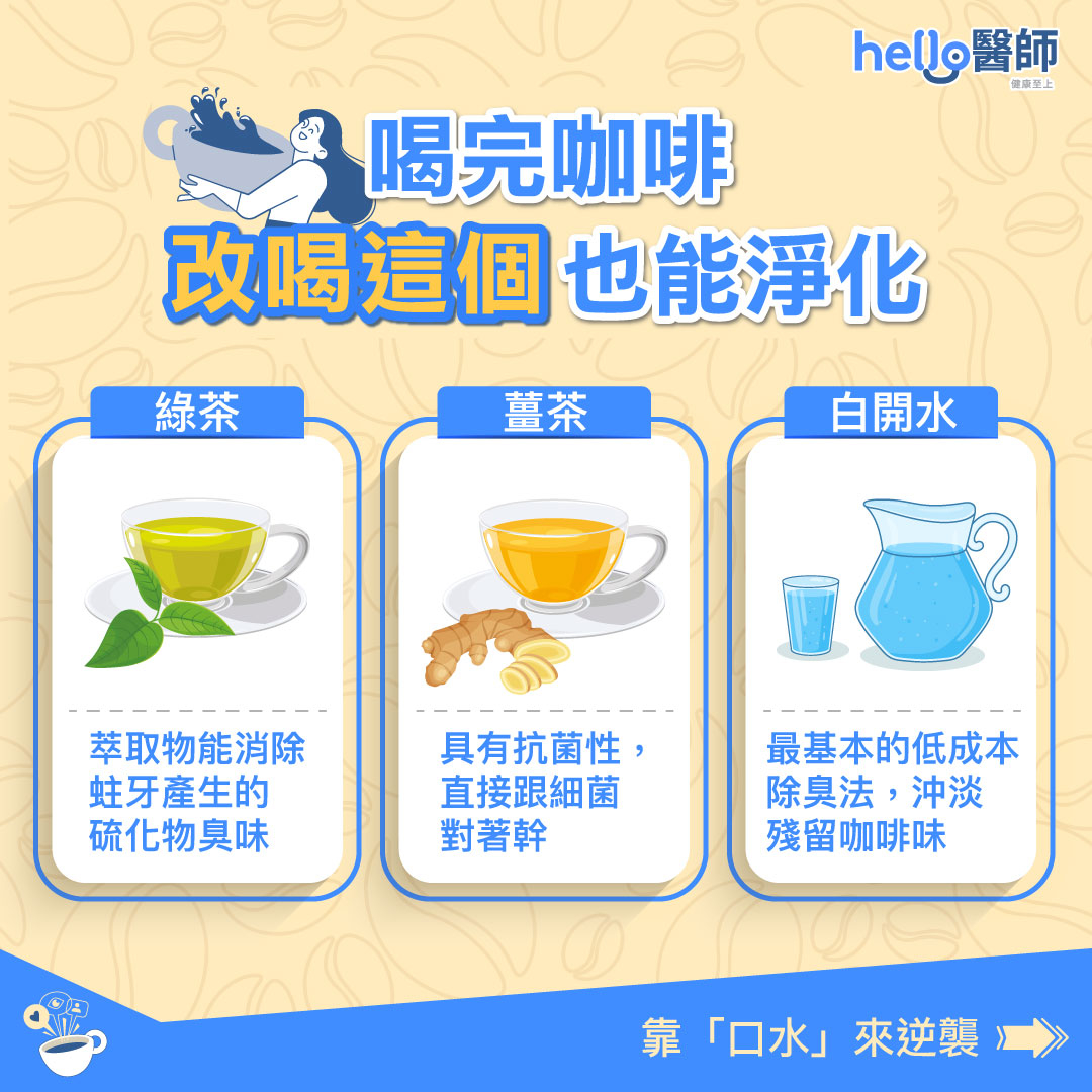 喝完咖啡總口臭?簡單3招去除口臭