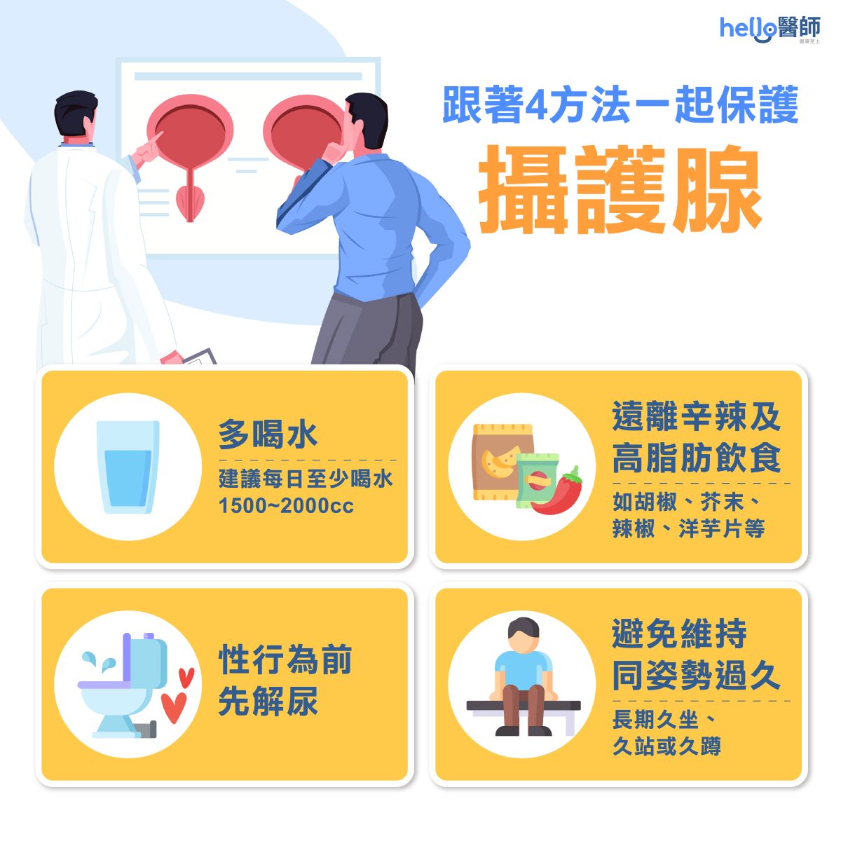 攝護腺保養3大食物、4保養撇步一次看，有效預防攝護腺肥大