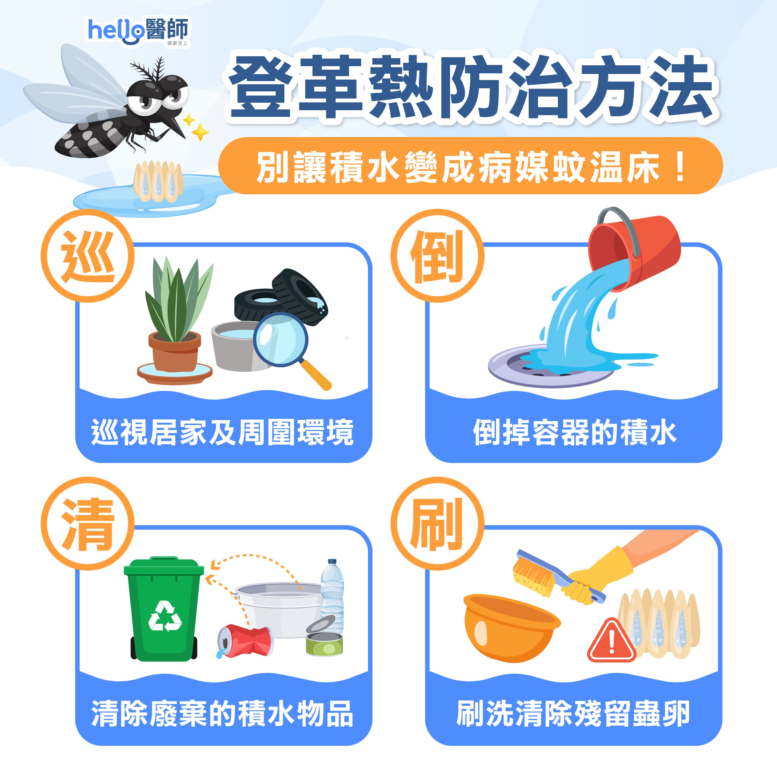 登革熱防治方法