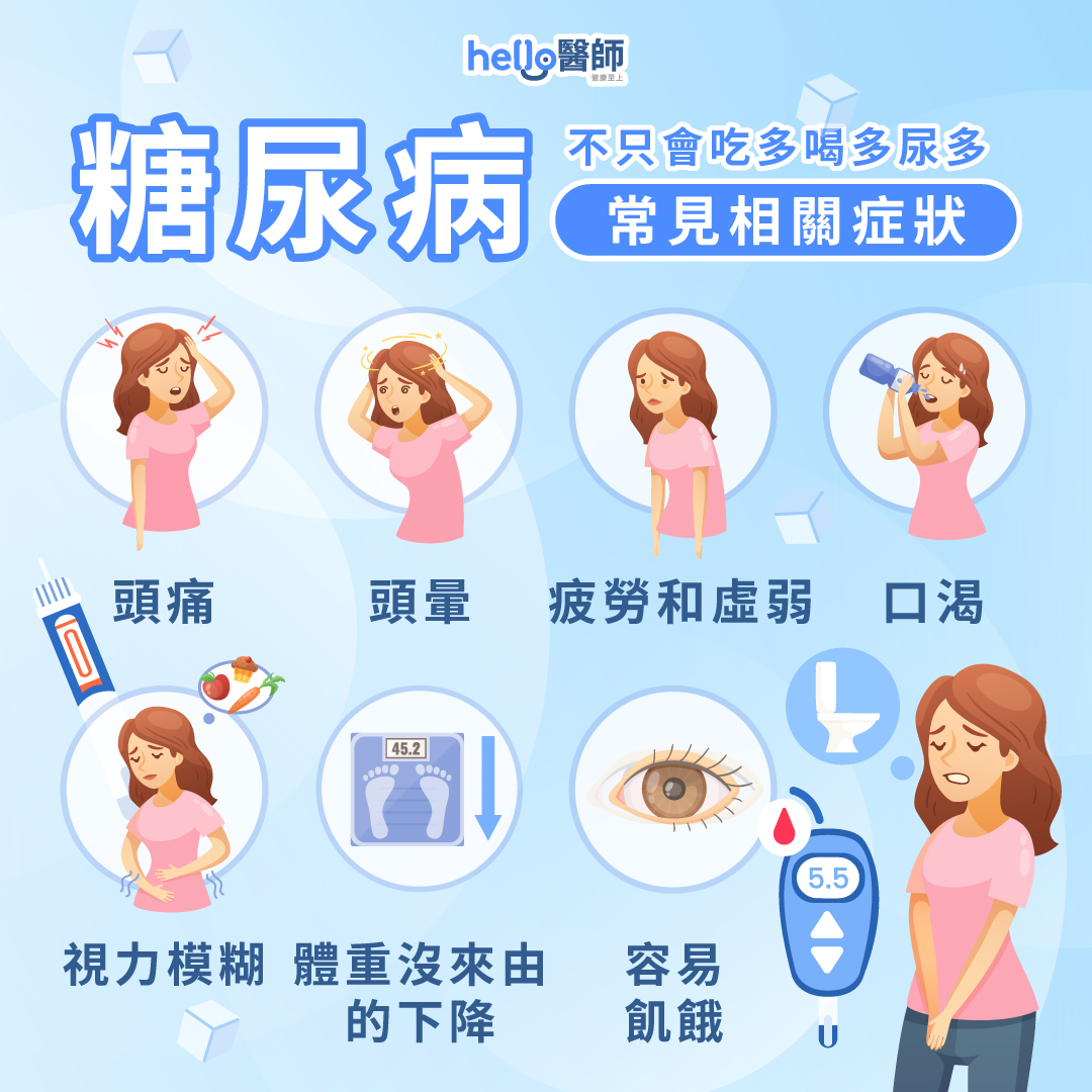 認識糖尿病：原因、症狀、診斷、預防