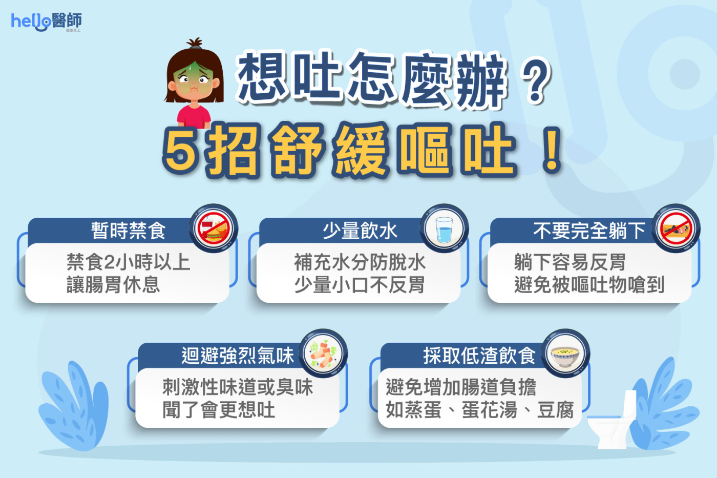 想吐怎麼辦？5招舒緩反胃想吐！想吐吃什麼、穴道、原因解析