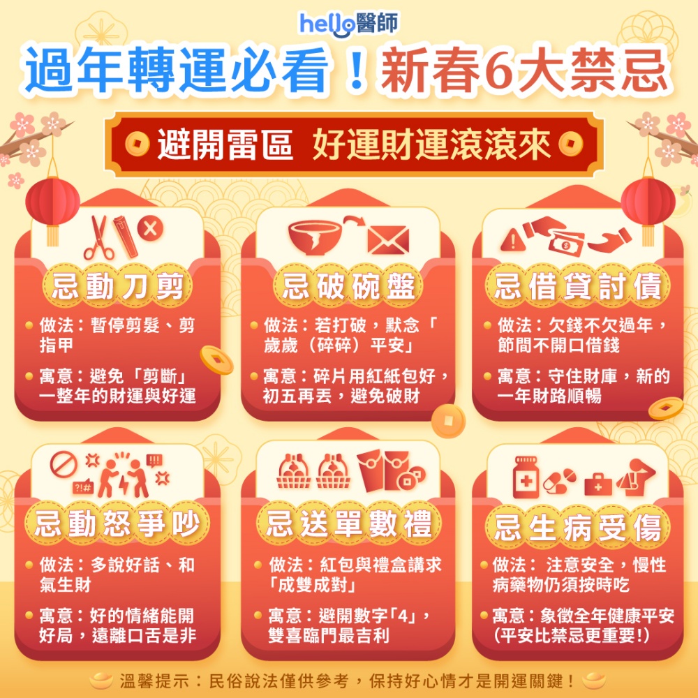 2026過年禁忌》除夕洗澡時間?初二可以洗衣服嗎?初幾倒垃圾?