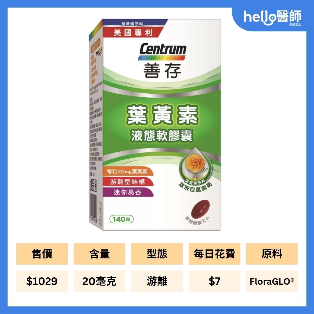 好市多善存葉黃素