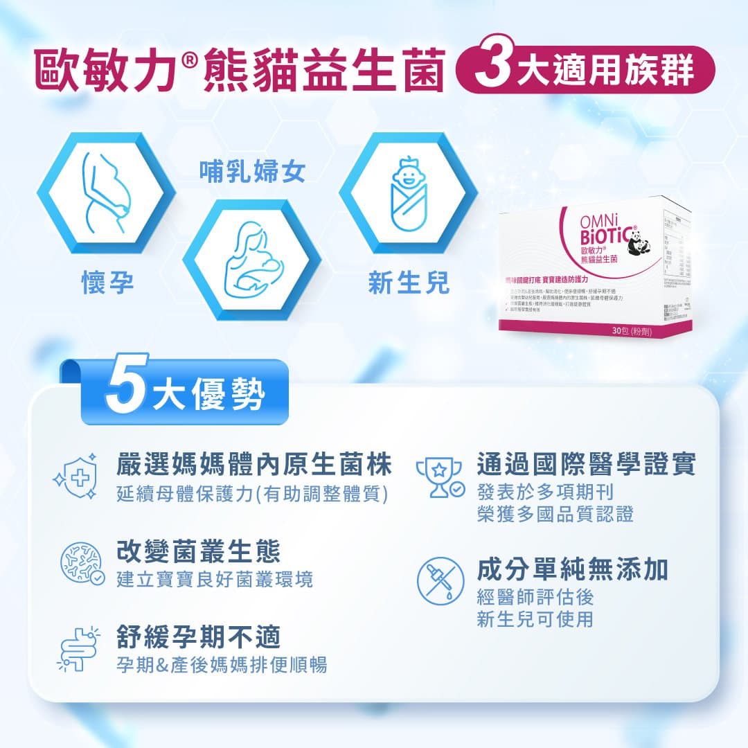 孕媽補充益生菌4大好處！掌握4重點建立寶寶菌叢生態