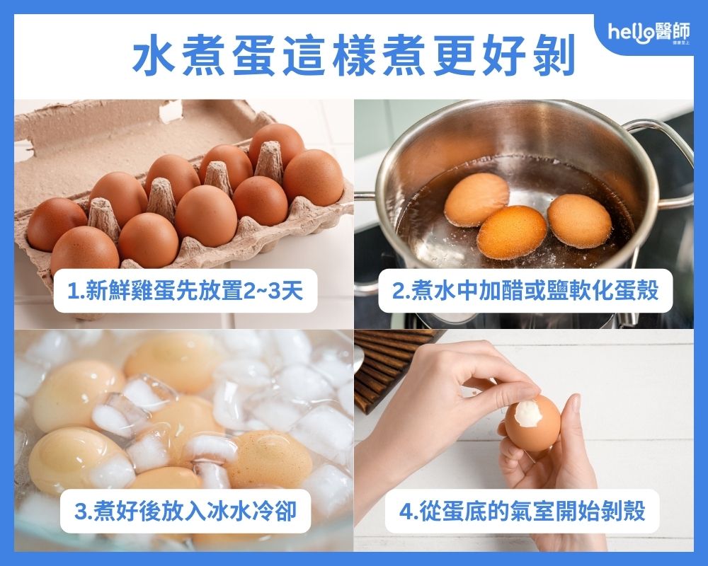 水煮蛋這樣煮更好剝殼