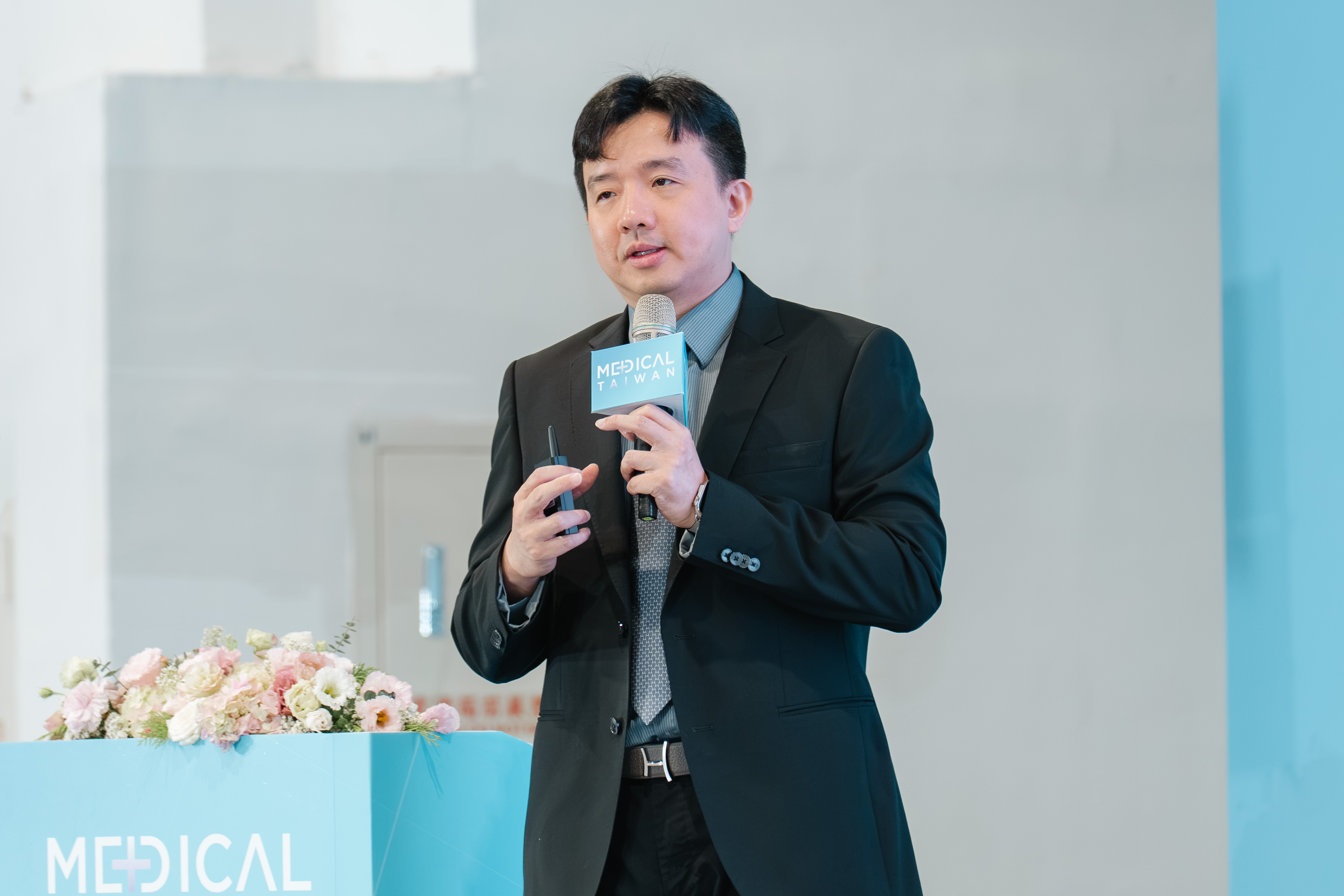 ▲許凱程分享AI醫療要落地執行需要各方機構跨領域合作。